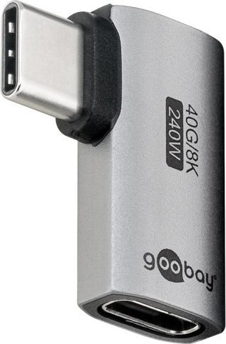 Adapter USB Goobay Adapter USB-C poziomy 90, USB4