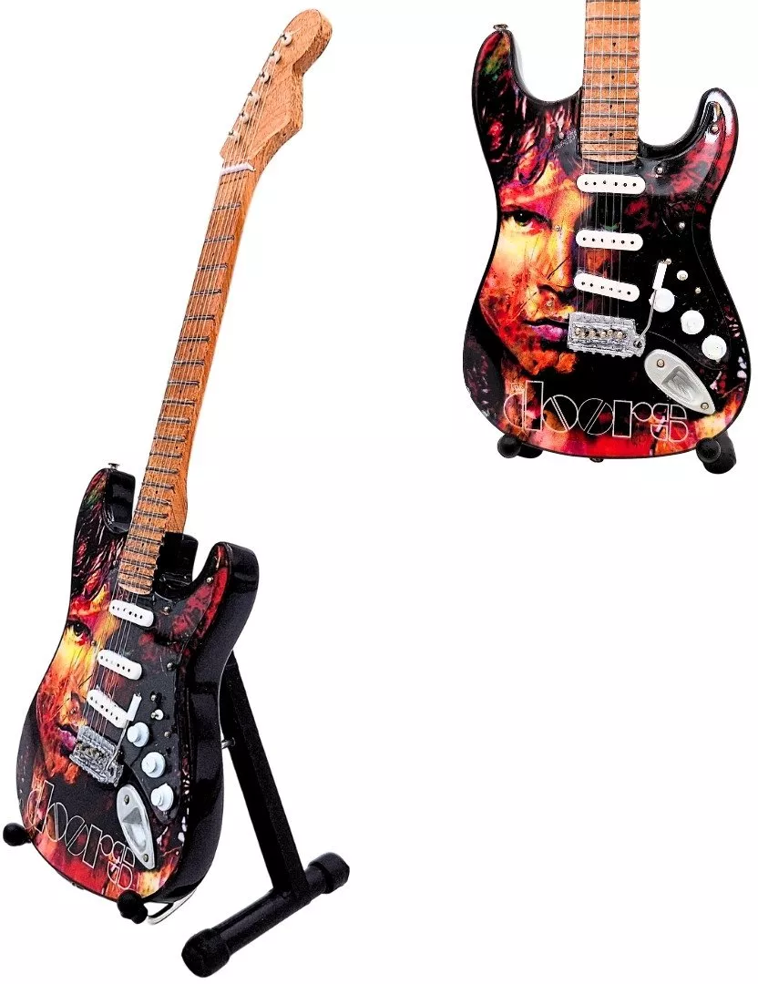 Mini Gitara Jim Morrison The Doors - Drewno Mahoniowe MGT-6569