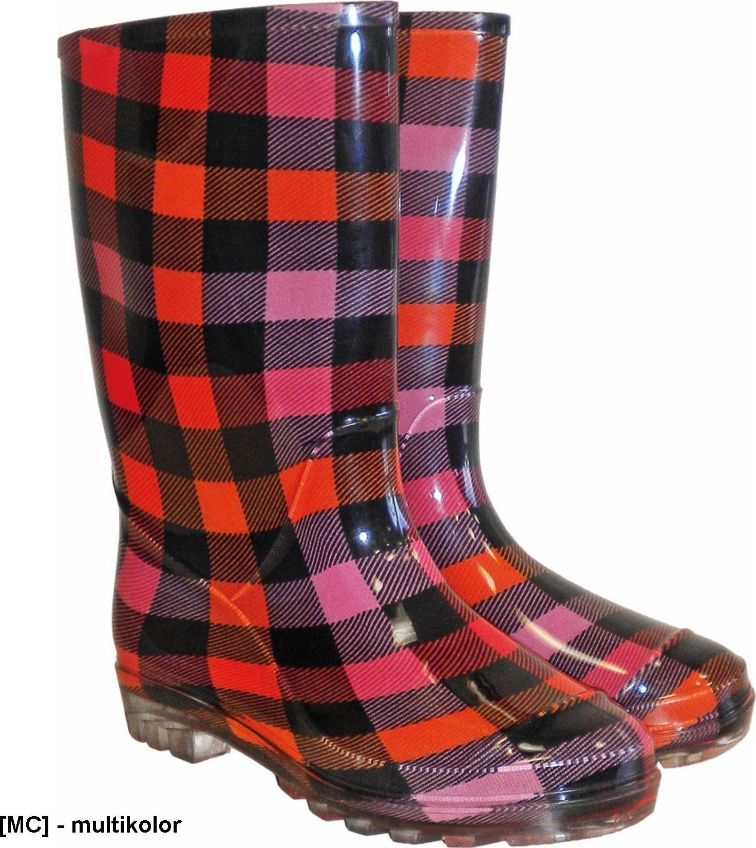 Grensho BTDCOLOR - "gumowce" obuwie robocze damskie z PCV 42