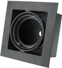 GTV Oprawa sufitowa PIREO podtynkowa pojedyncza czarna (OP-PIREO1-20)