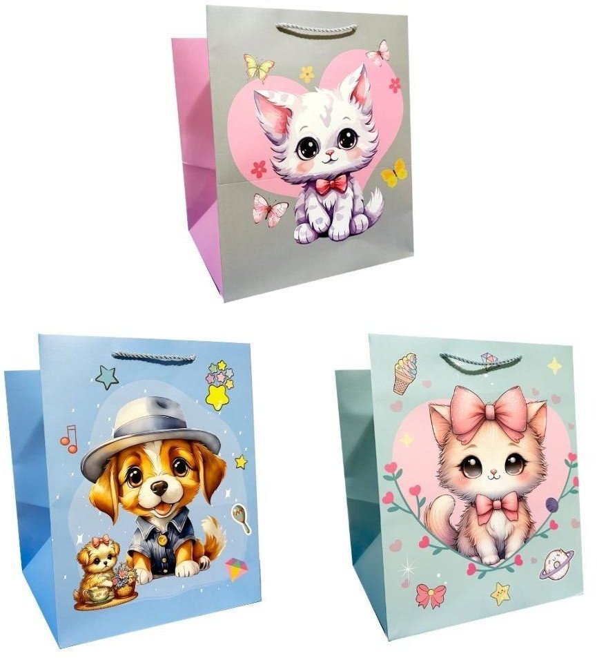 Torebka ozdobna prezentowa 40x56x30 cm K31-SD30 mix cena za 1 szt