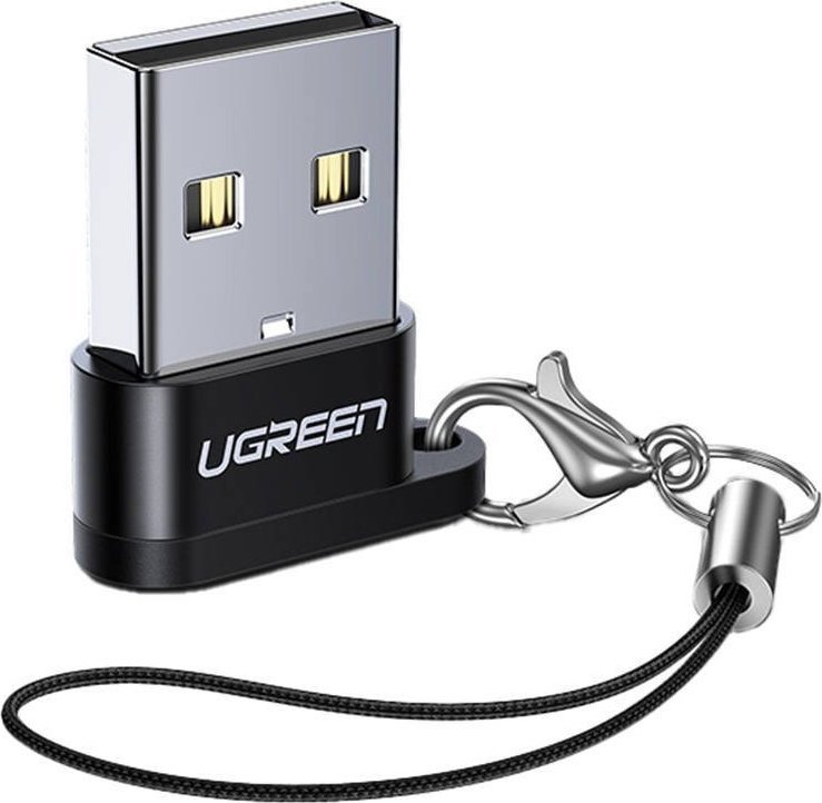 Adapter USB Ugreen Adapter USB USB-C do USB-A 2.0 (czarny)