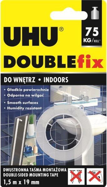 UHU UHU TAŚMA DWUSTRONNA EXTRA MOCNA uniw
