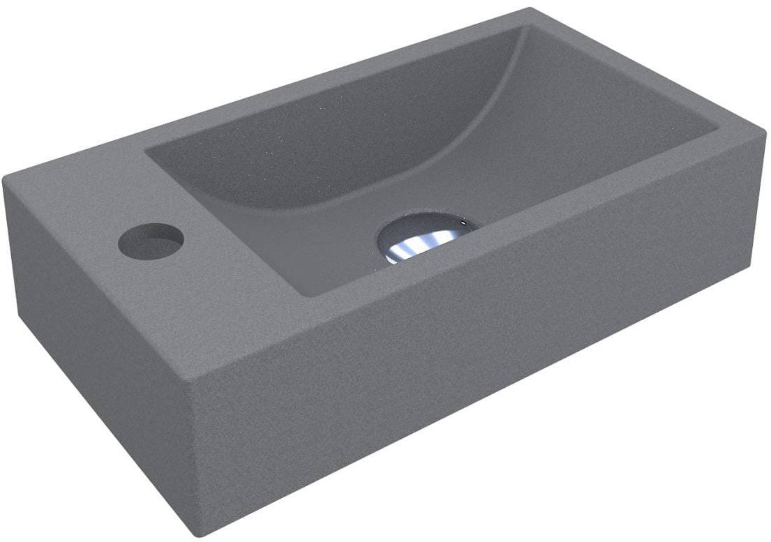 Umywalka nablatowa MIRAGGIO FARO 41*23*10 Mat Szara 0000984
