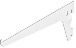 BRACKET SINGLE SLOT 200 MM WHITE