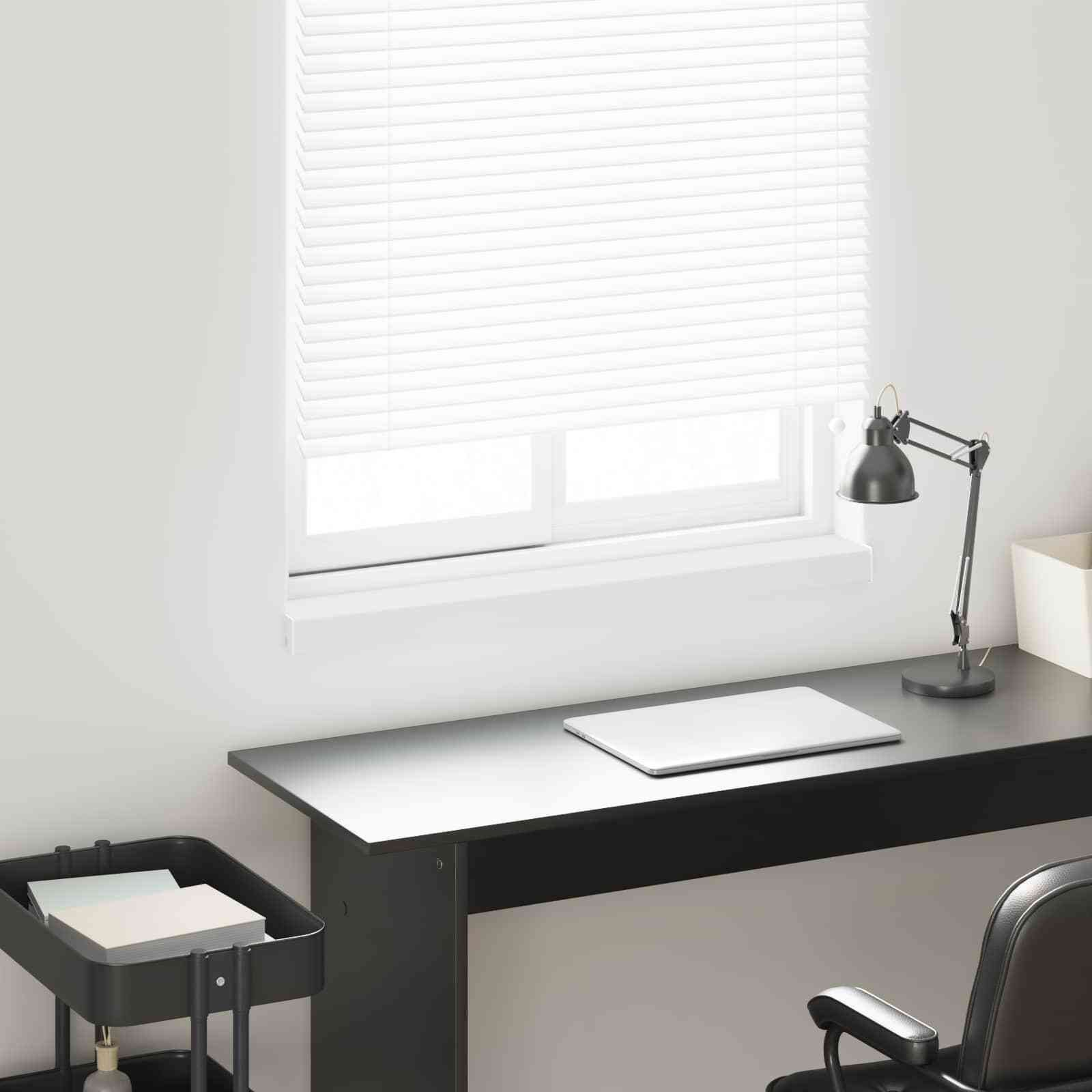 vidaXL Parapet okienny Biały 100 x 10 x 4,5 cm PVC zmieszane z UPVC