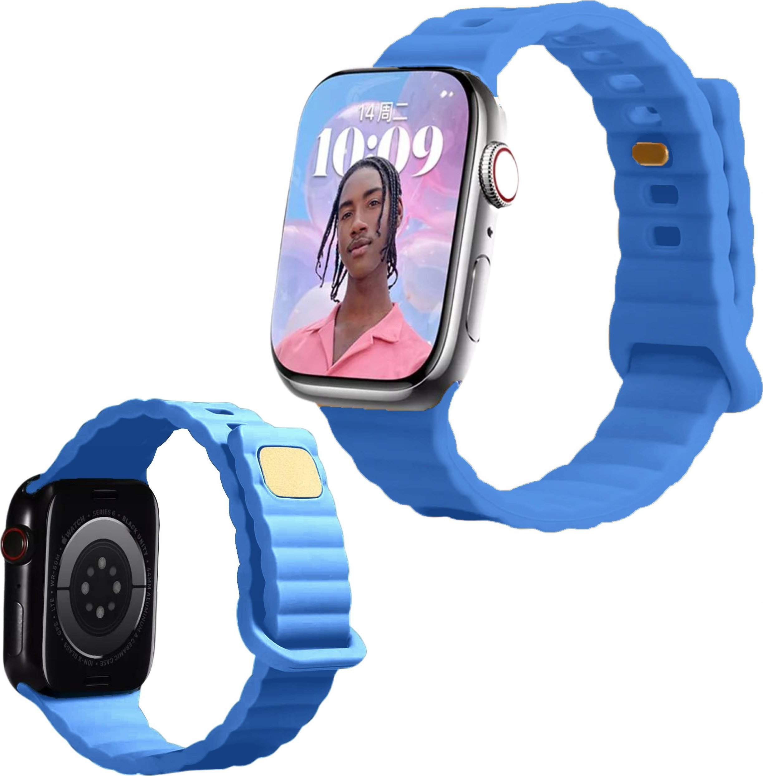 4TechGoods PASEK DO APPLE WATCH 4 5 6 7 8 SE ULTRA 42 44 45mm