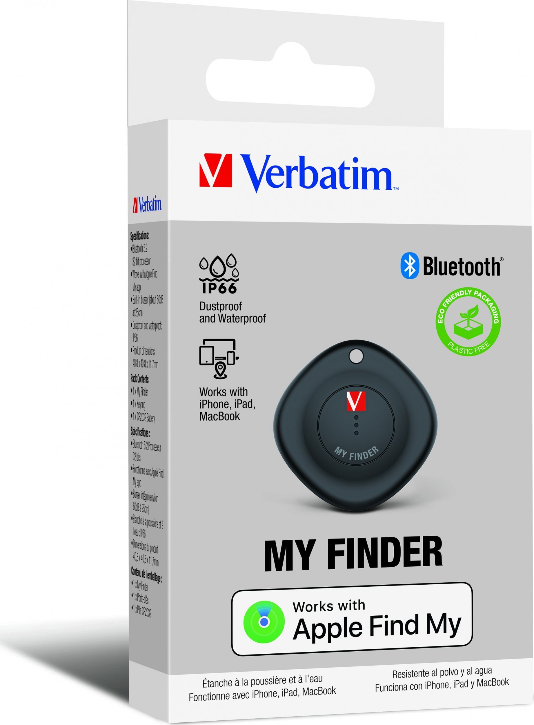 Verbatim Lokalizator Verbatim My Finder MYF-01 Bluetooth NFC czarny