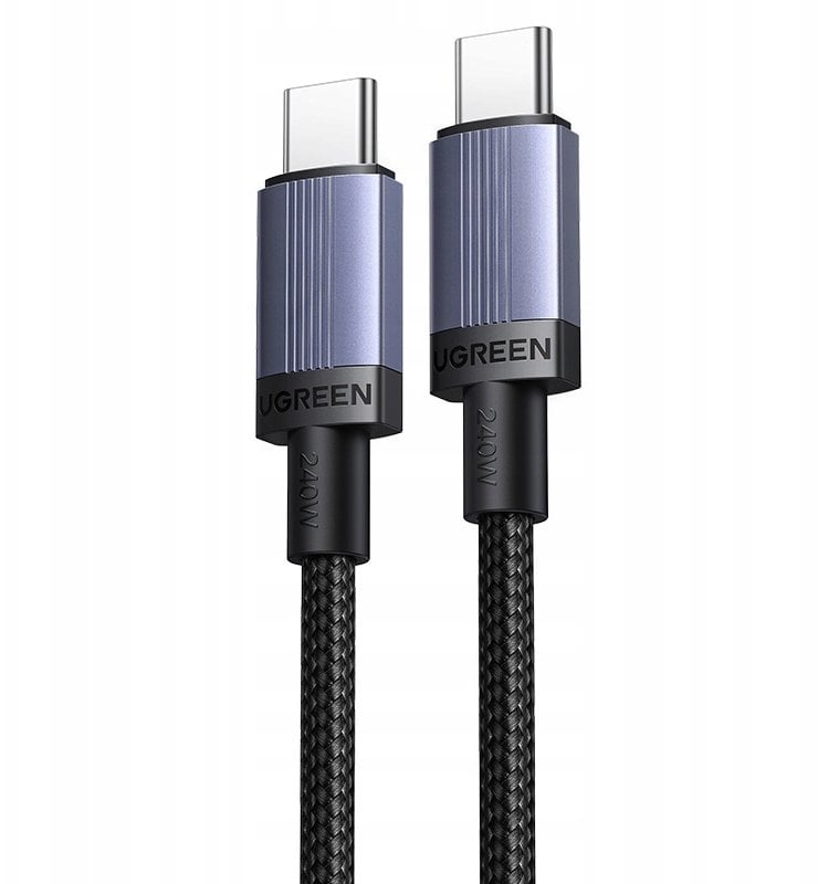 Kabel USB Ugreen Kabel USB-C do USB-C PD 240W 0,5m - czarny