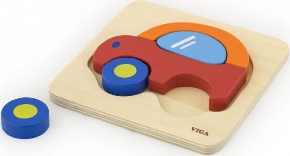 Viga Viga 50172 Pierwsze puzzle maluszka - samochód VIGA 50172 PIERWSZE PUZZLE MALUSZKA - SAMOCHÓD (1804, Viga)