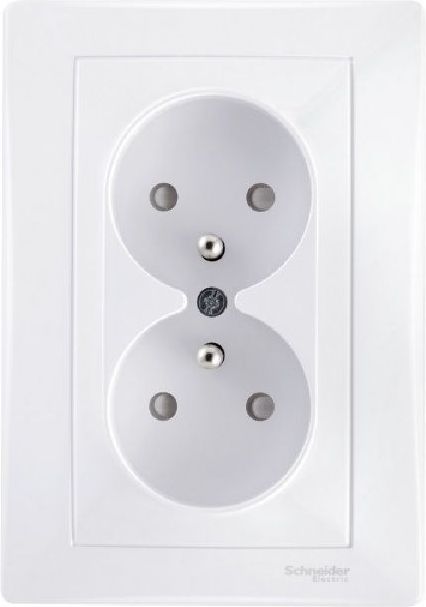 Schneider Electric SEDNA Gniazdo podwójne z/u 16A 250V grafitowe (SDN2800670)