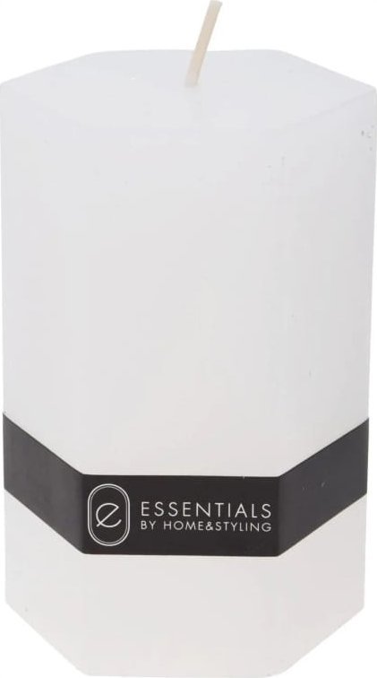 Koopman Świeca dekoracyjna 7x10cm gładka sześciokątna bezzapachowa