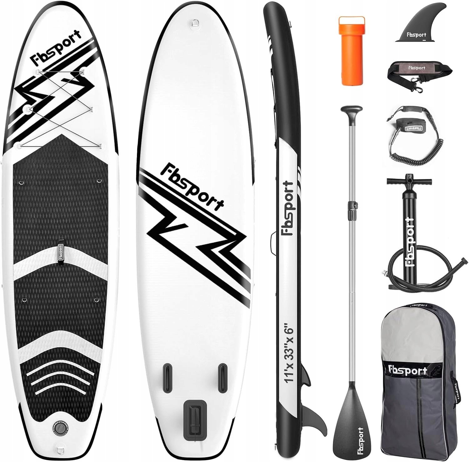 Zestaw FBSPORT Deska SUP Nadmuchiwana paddleboarding 335 cm
