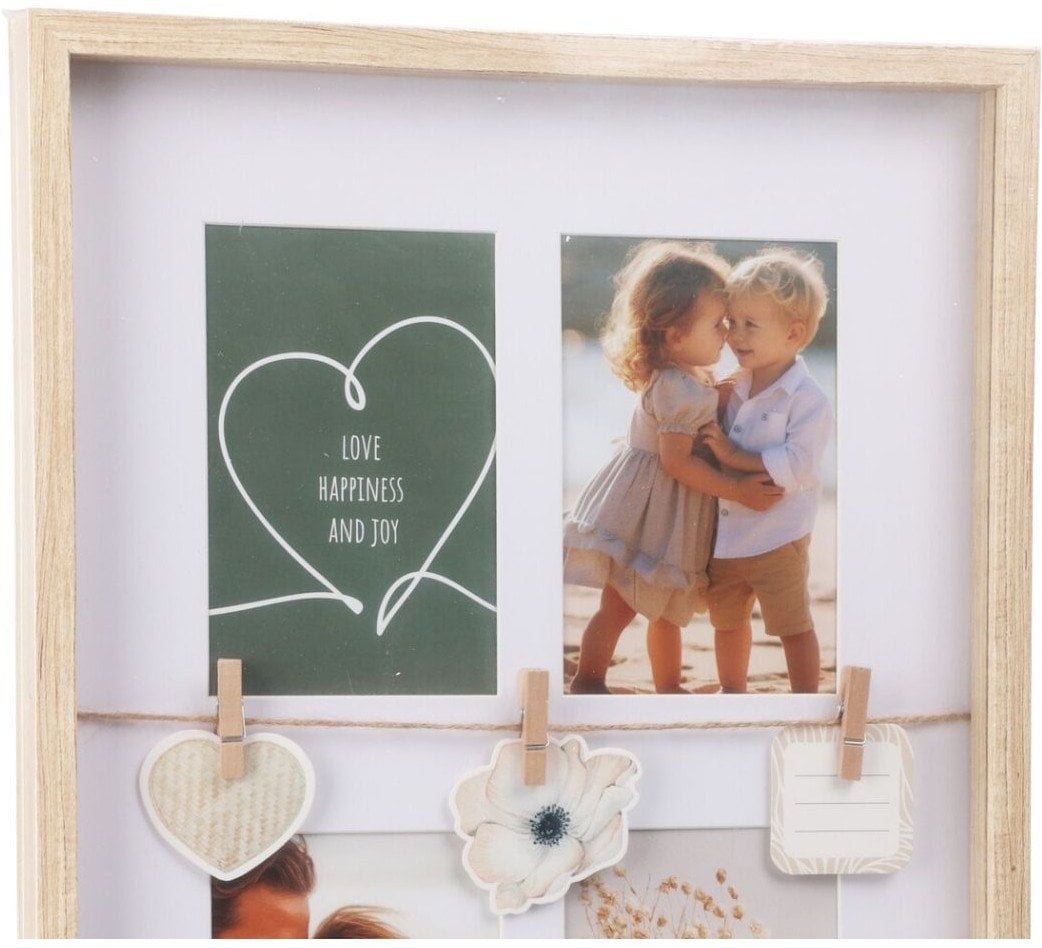 Ramka na zdjęcia z dekoracją, 31 x 27 x 43,5 cm