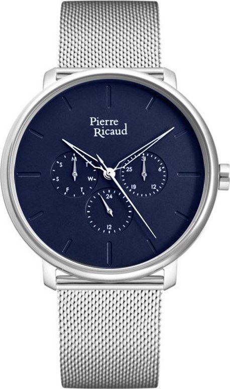Zegarek Pierre Ricaud Zegarek męski Pierre Ricaud P97169.5115QF srebrny