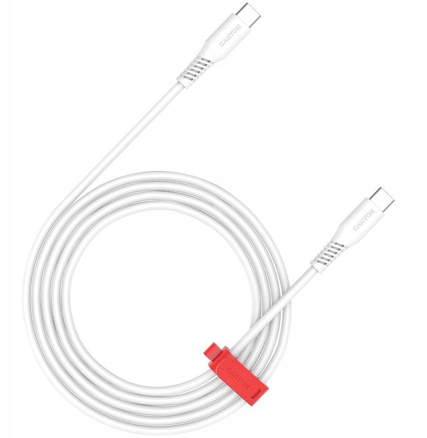 Kabel USB Usams USB-C - USB-C 1.2 m Biały