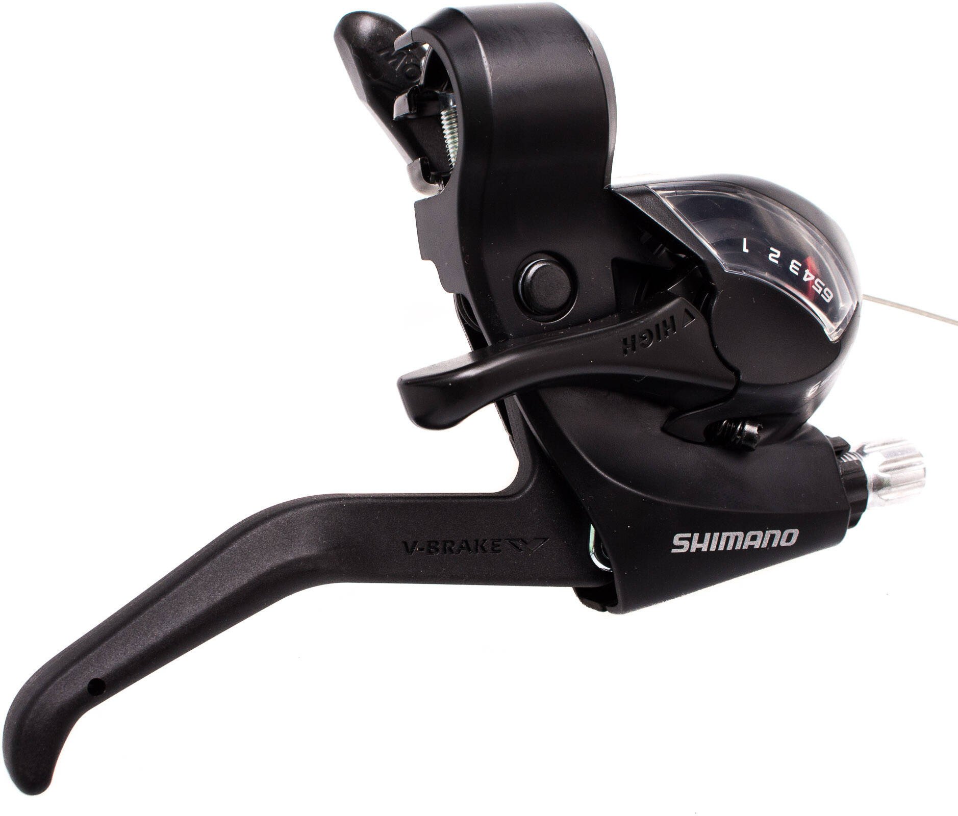 Prawa dźwignia przerzutki hamulca STEF 41 6-rzędowa - czarna Uniwersalny