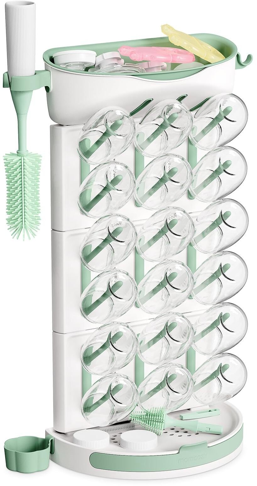 Momcozy DIY LARGER BOTTLE DRYING RACK FOR 18 BOTTLES