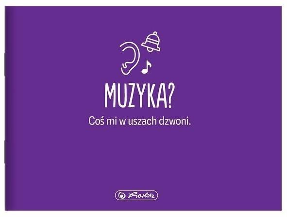 Zeszyt do nut A5/16K pięciolinia Muzyka (20szt)