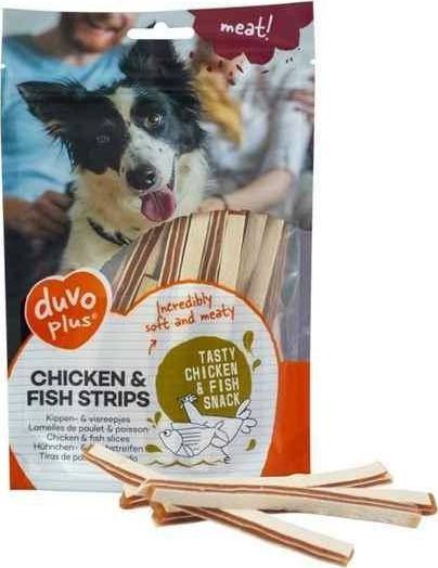 Duvo+ DUVO+ 80g CHICKEN&FISH STRIPS /20