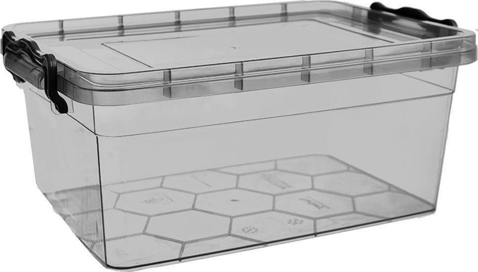 Orion Pojemnik pudełko do przechowywania z pokrywką klipsami uniwersalny zamykany do żywności 5 l