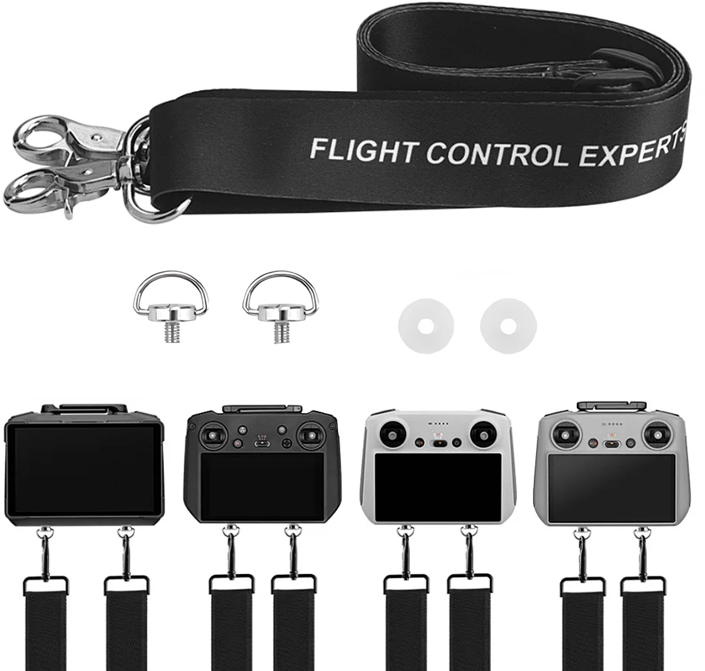 UNIWERSALNA REGULOWANA SMYCZ PASEK NA SZYJĘ DO KONTROLERA DJI RC / RC 2 / RC PRO / RC PRO 2 (FLIGHT CONTROL EXPERT)