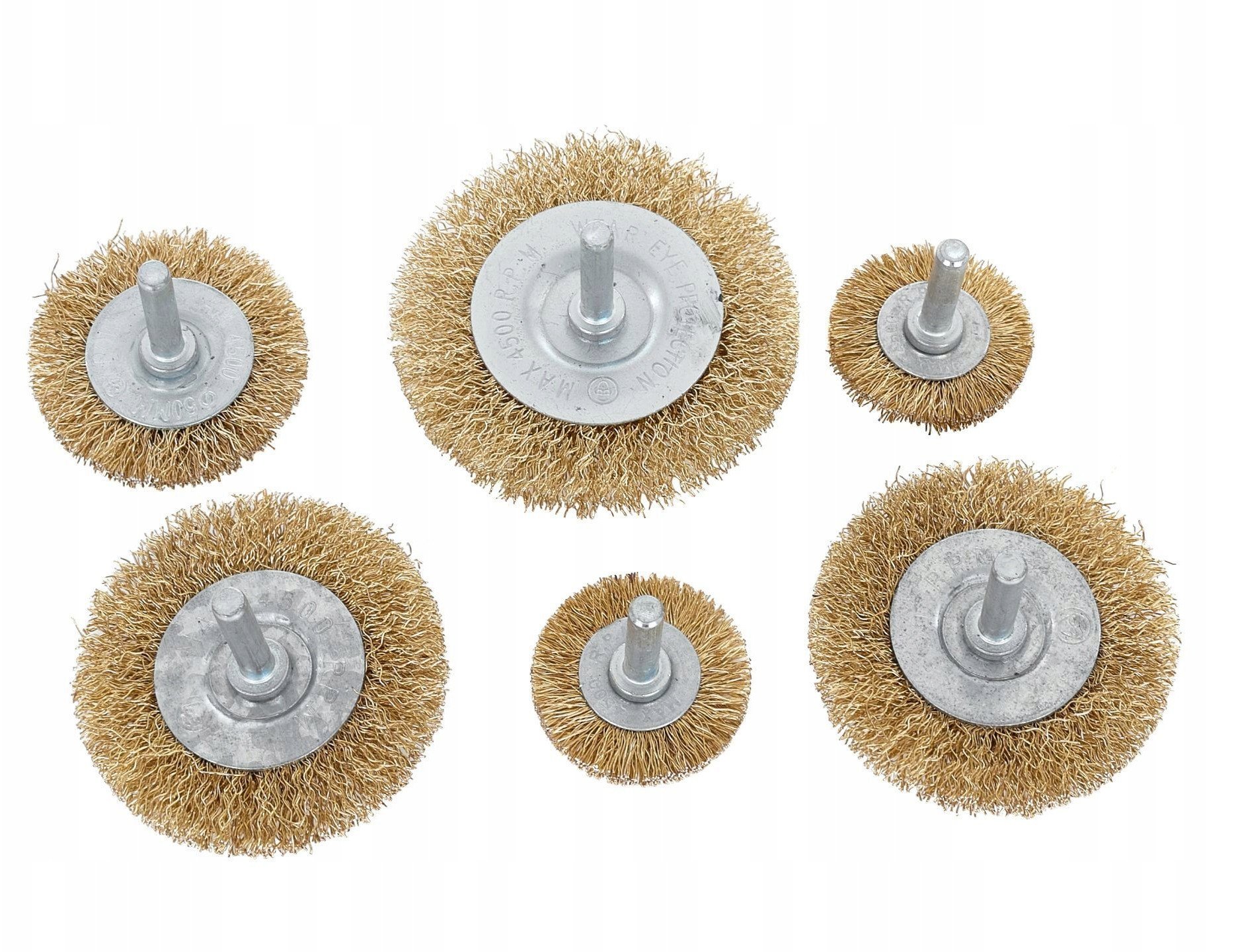 Kpl. Szczotek drucianych na wiertarkę 6el. (60)