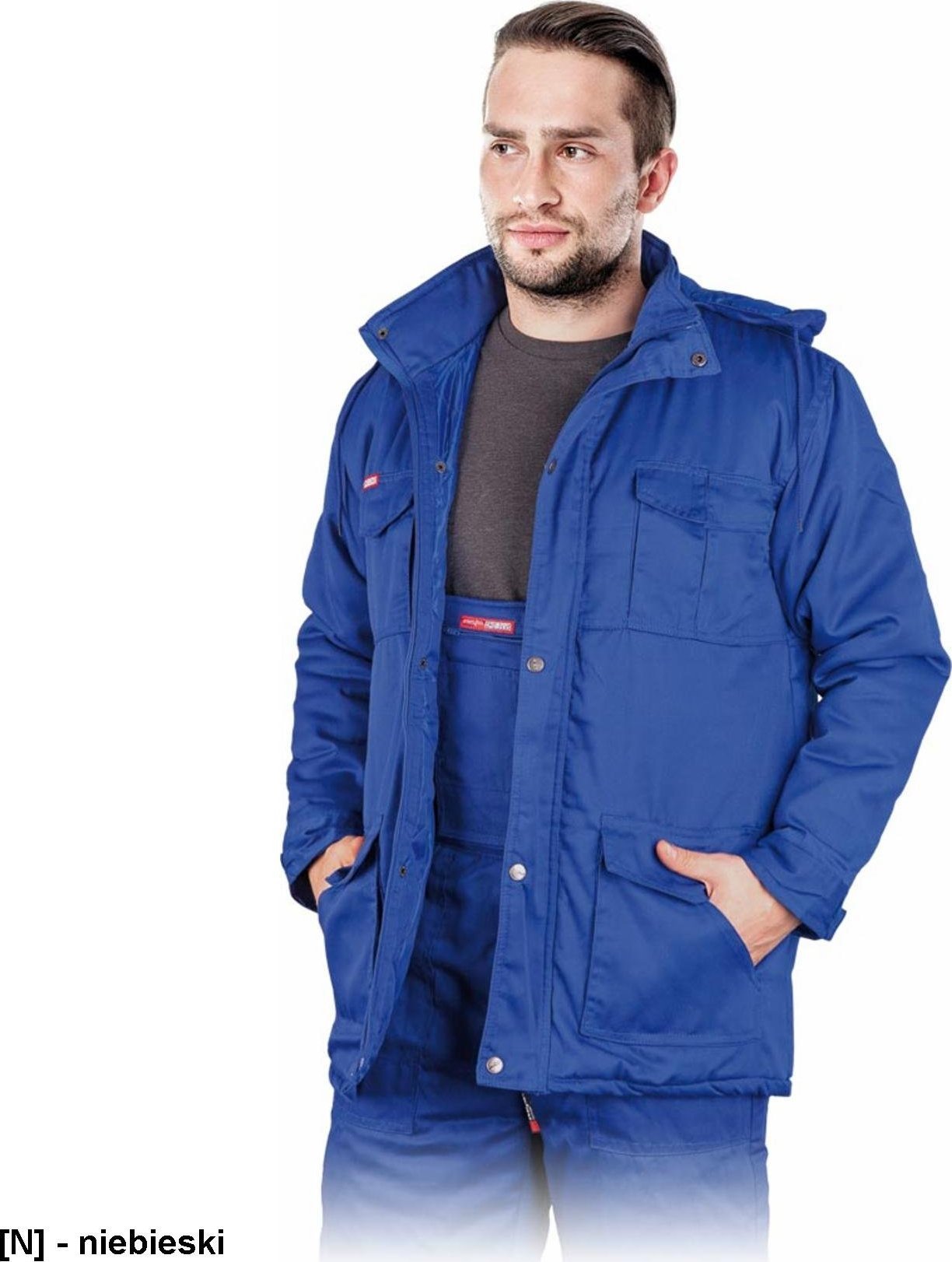 R.E.I.S. KMO-LONG Kurtka roboczo-zimowa - niebieski 3XL