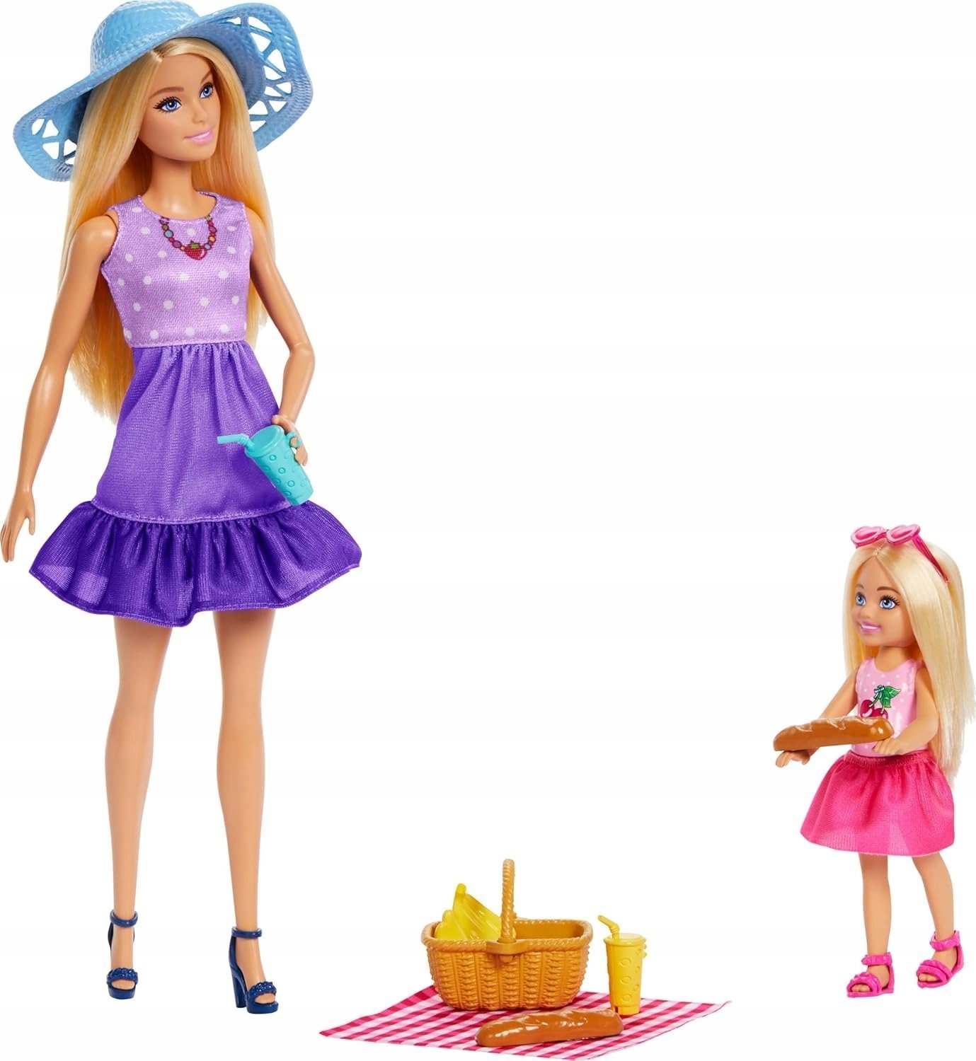 Lalka Barbie Mattel Family & Friends Siostry na pikniku (JBF43)
