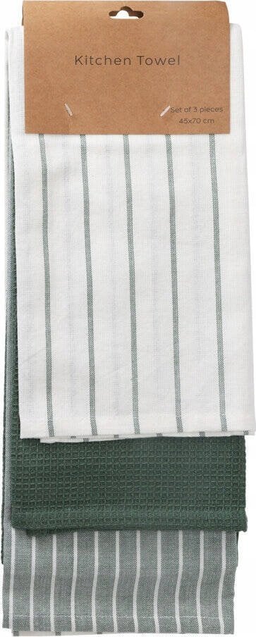 Bawełniane ścierki kuchenne, 3 szt., 70 x 45 cm