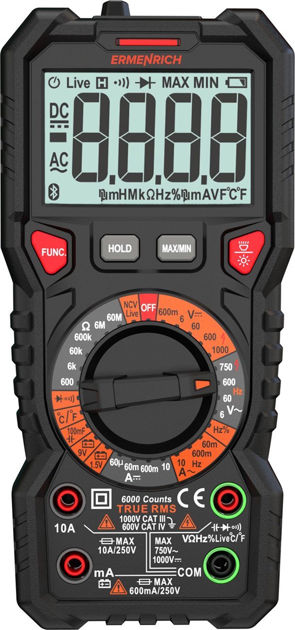 Dalmierz Ermenrich Uniwersalny miernik cyfrowy Ermenrich Zing TC21