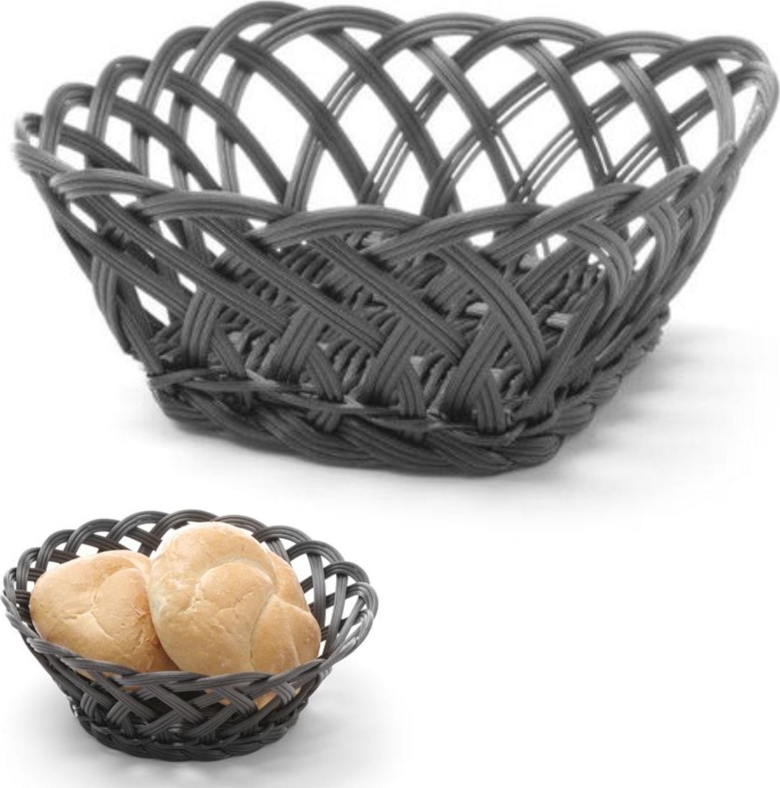 Hendi Koszyk pojemnik na owoce warzywa pleciony okrągły - Hendi 426258 Koszyk pojemnik na owoce warzywa pleciony okrągły - Hendi 426258