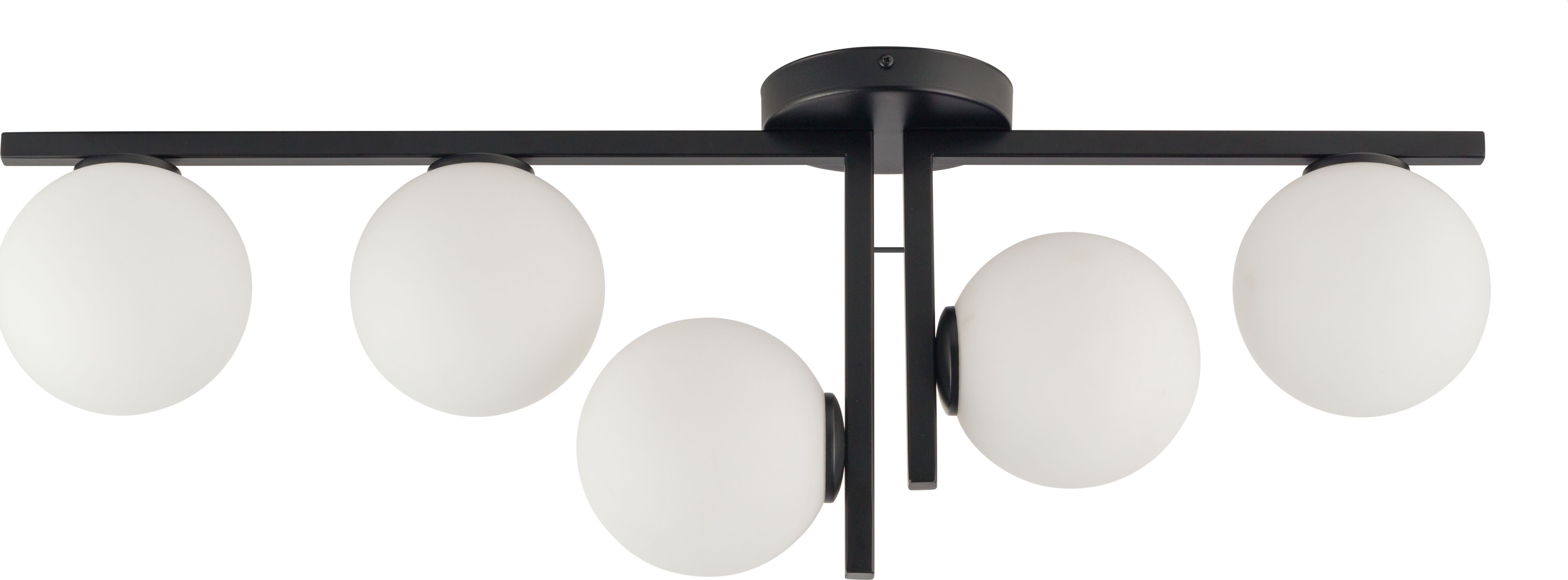 Lampa sufitowa Sigma Lampa sufitowa LED Ready czarna do sypialni Sigma ANDY 33287