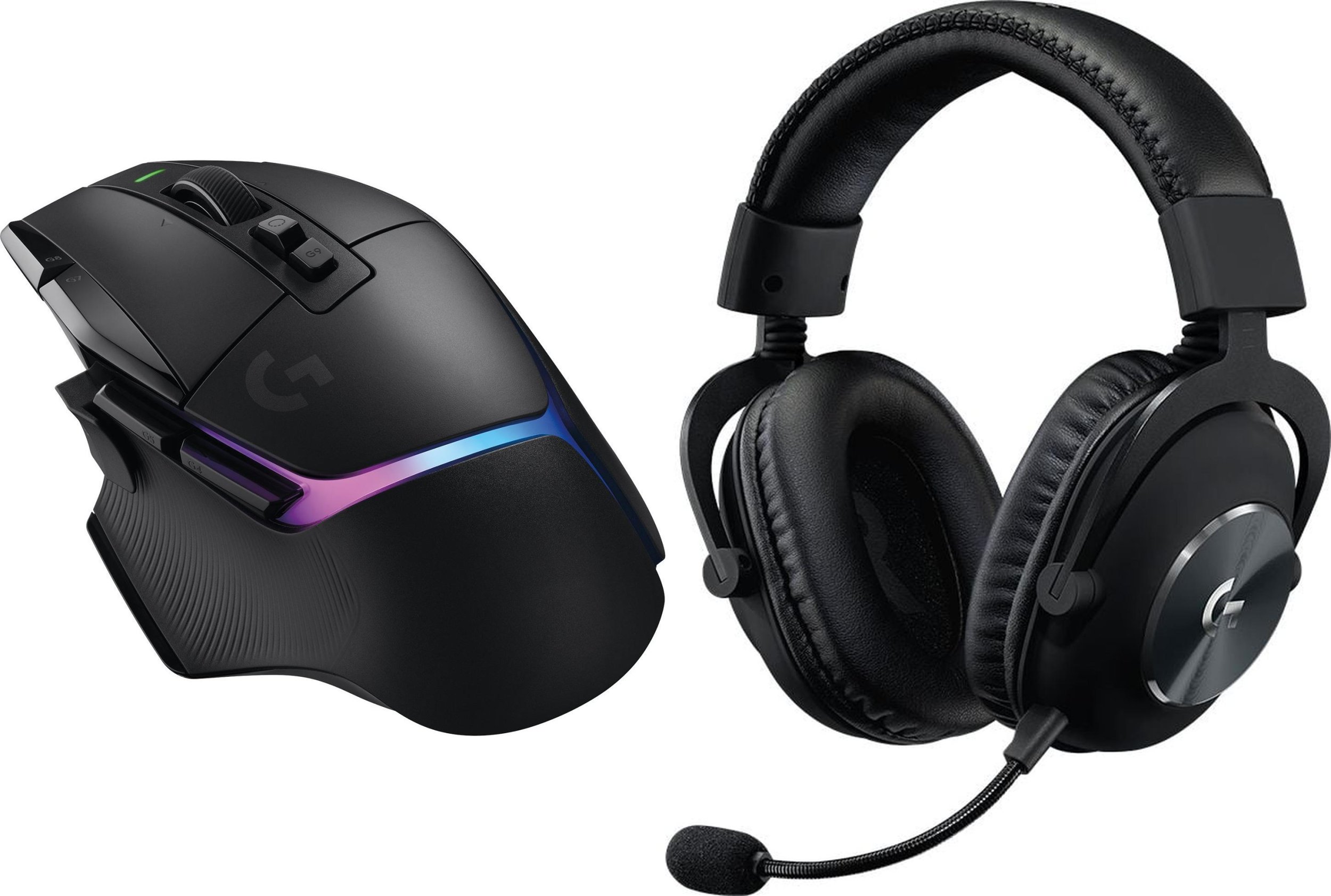 Mysz Logitech G502 X Plus (910-006162) + G Pro X Czarne (981-000818)