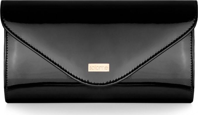Solome CZARNA KOPERTÓWKA DAMSKA S5 LAKIER