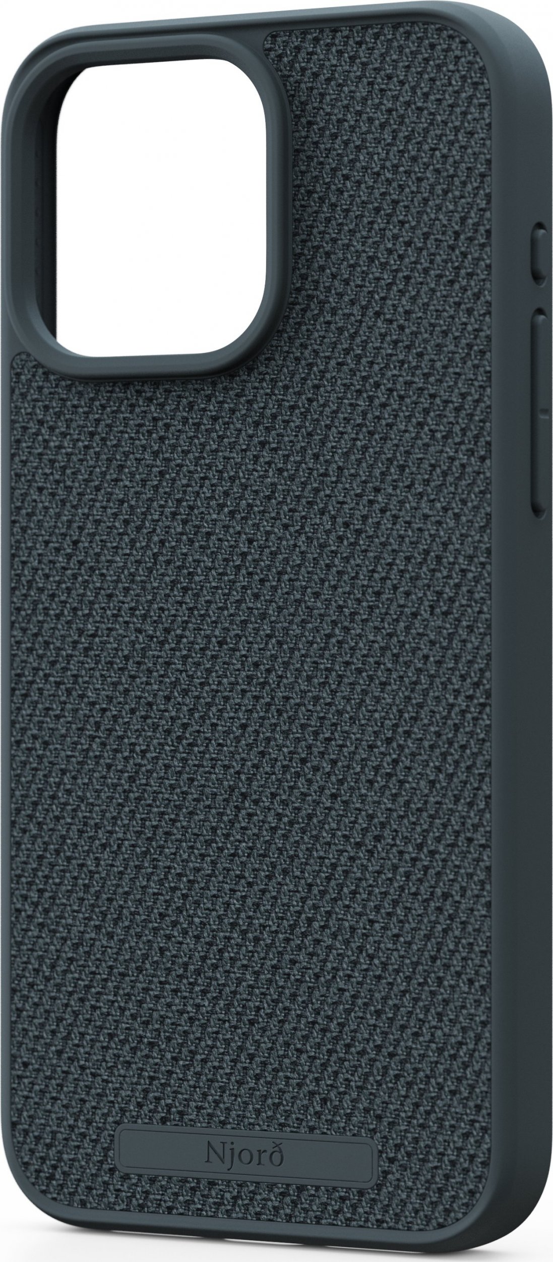 Njord by Elements Etui do iPhone 15 Pro Max MagSafe Tkanina - Szary