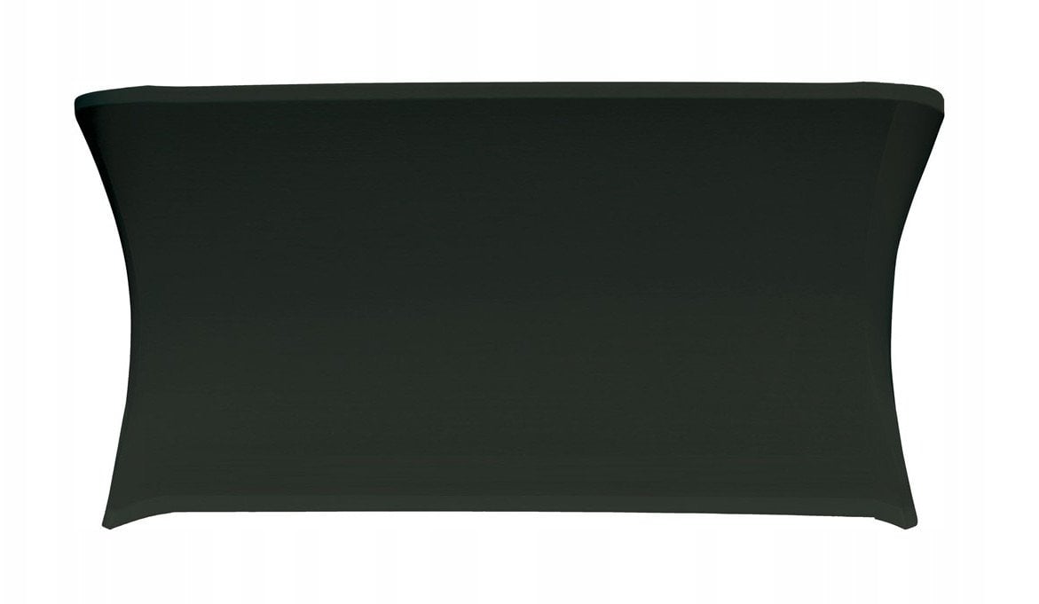 Pokrowiec na stół prostokątny dł. 182,9 cm czarny