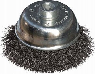 SZCZOTEX Szczotka Szczotex druciana kątowa Fi100mm z gwintem M14