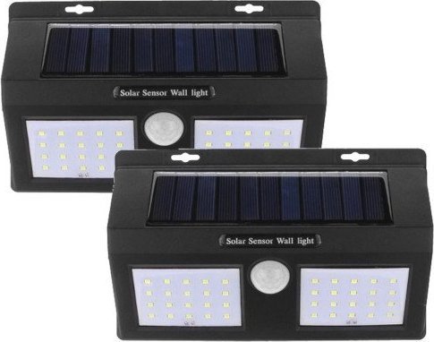 Kinkiet Kinkiet solarny 40 LED z czujnikiem ruchu i zmierzchu 2 szt.