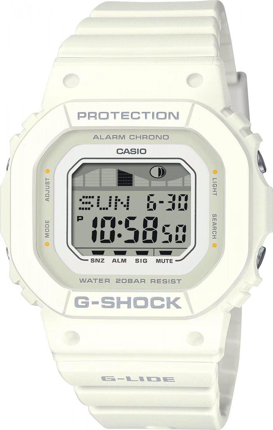 Zegarek G-SHOCK Casio G-Shock GLX-S5600-7BER 200m biały