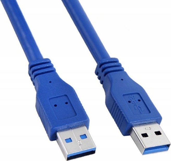 Kabel USB Pawonik USB-A - USB-A 1 m Biały (232)