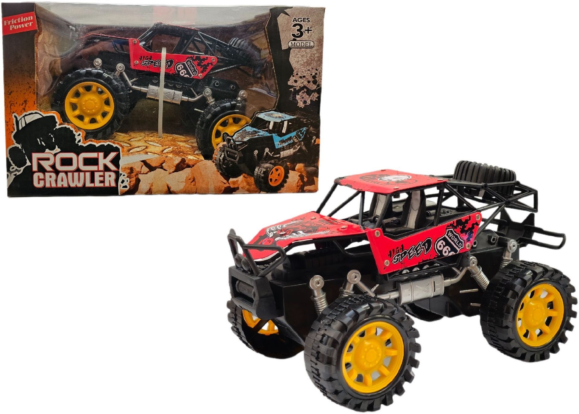 Samochód terenowy CZERWONY