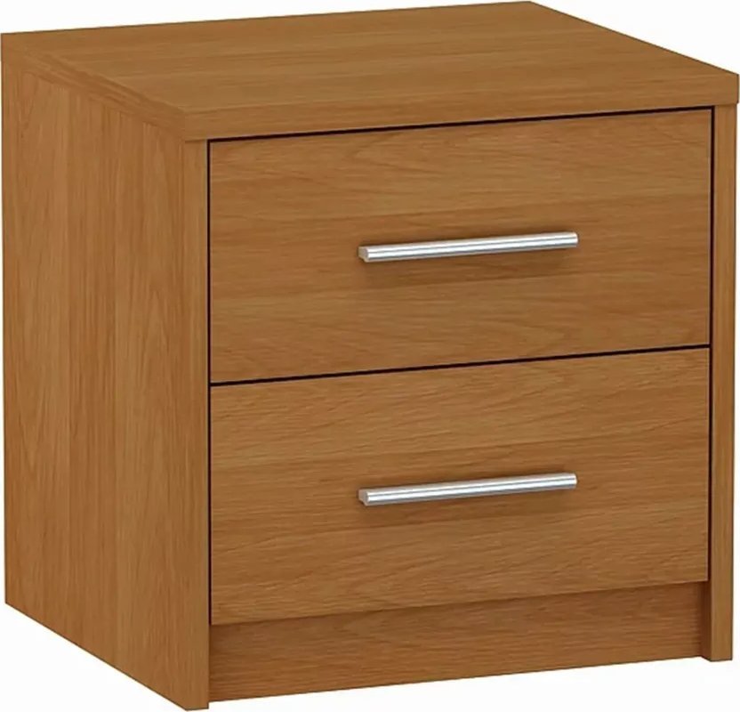 Elior Klasyczna szafka nocna z szufladami olcha - Karos