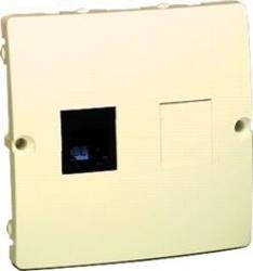 Kontakt-Simon Gniazdo telefoniczne pojedyncze BASIC MODUŁ RJ11 beżowe - BMTF1.02/12