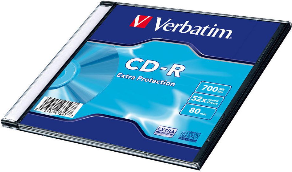 Verbatim CD-R 700 MB 52x 1 sztuka (43347)