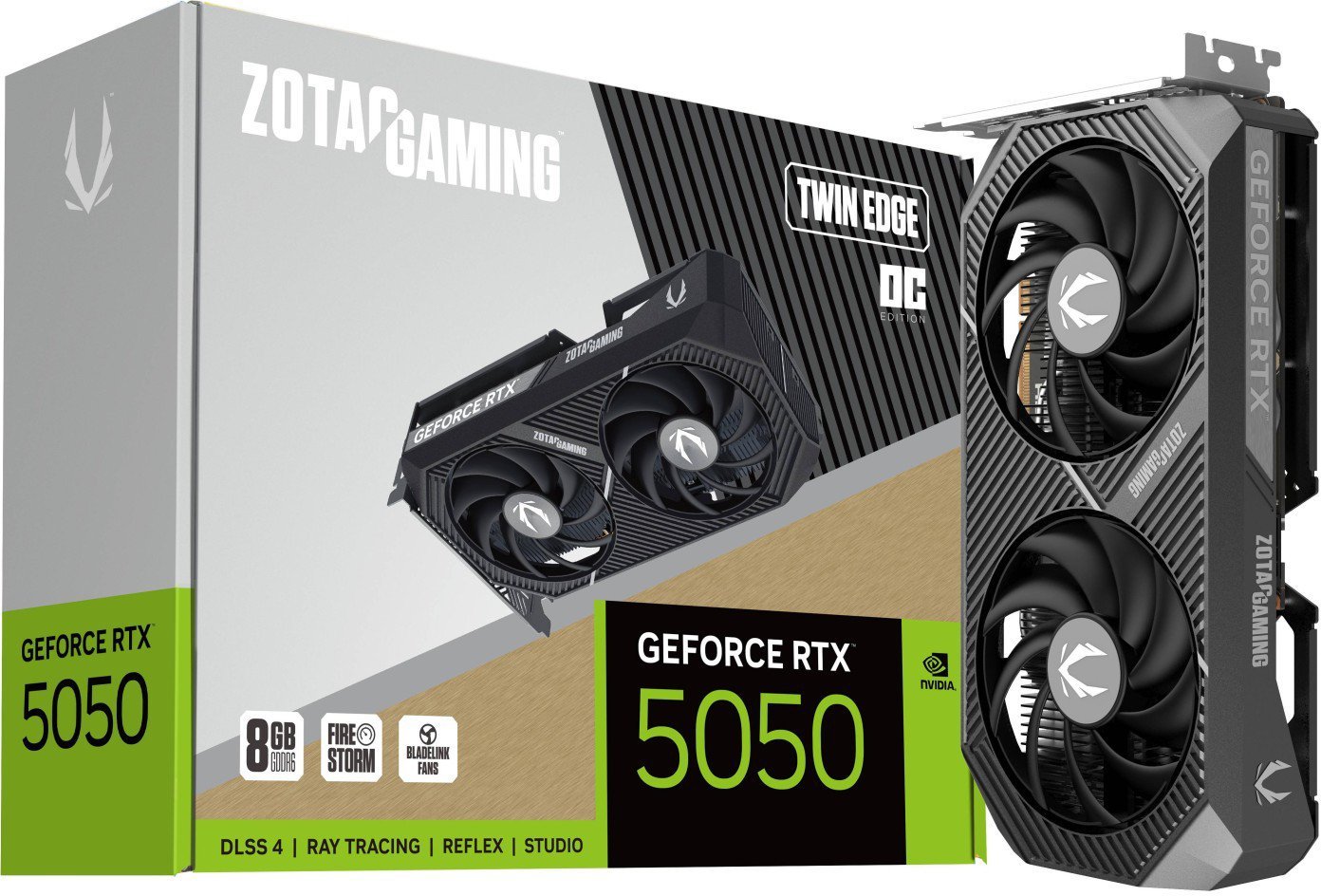 Karta graficzna Zotac Gaming GeForce RTX 5050 Twin Edge OC 8GB GDDR6 DLSS4 (ZT-B50500H-10M)