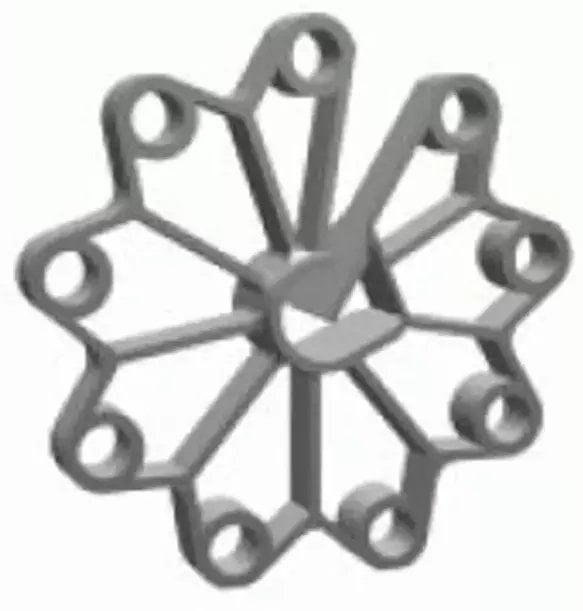 UN PODKÅADKA PLASTIKOWA PUNKTOWA PADIX 40/5-20 RING