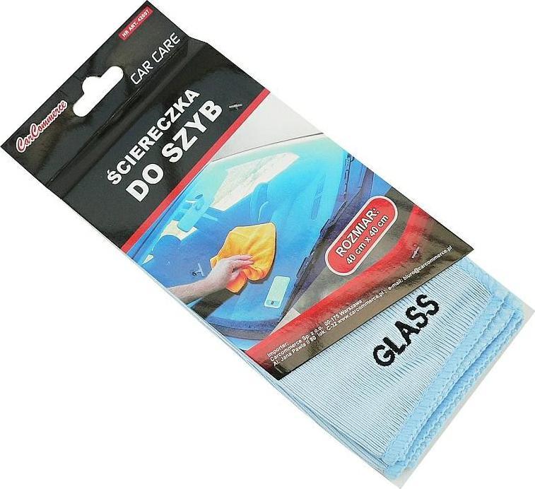 Carcommerce ŚCIERECZKA DO SZYB - mikrofibra 40x40cm