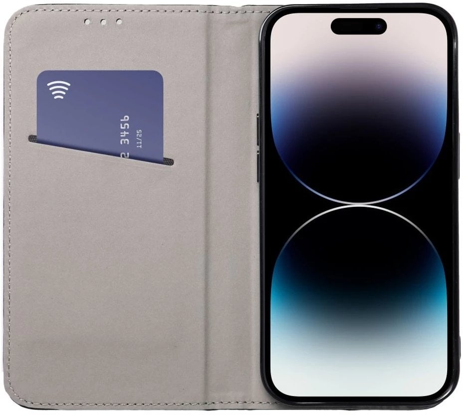 Kabura SMART MAGNETO do HONOR X6c burgundowy