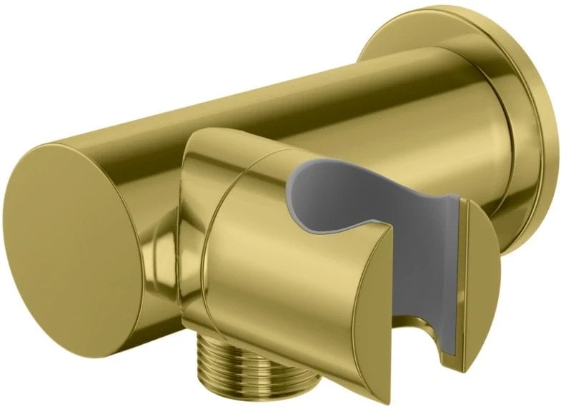 Uchwyt słuchawkowy z przyłączem wody QW004AEGD, wykończenie: złoty połysk